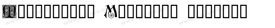 Ornamental Initials W字体转换